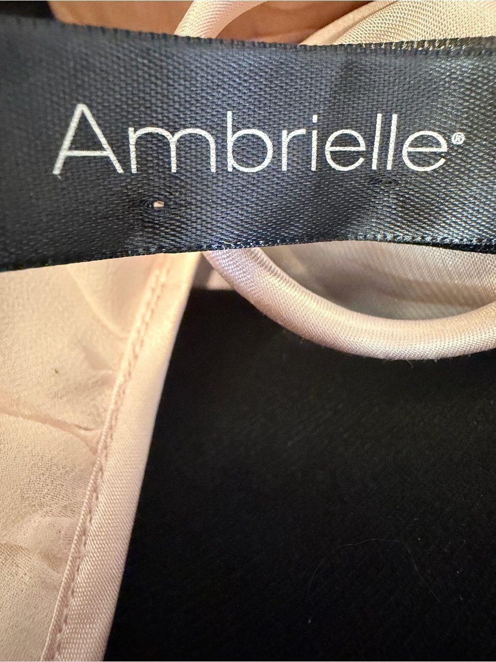 Ambrielle Soft Pink Satin Chemise & Ruffle Robe Set - Picture 7 of 11